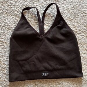 SET Active Brown Sports Bra